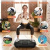Vibration Plate Exercise Machine for Lymphatic Drainage(Dark Black)