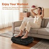 Vibration Plate Exercise Machine for Lymphatic Drainage(Dark Black)