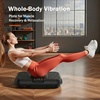 Vibration Plate Exercise Machine for Lymphatic Drainage(Dark Black)