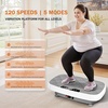Vibration Plate Exercise Machine for Lymphatic Drainage(Gray)