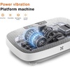 Vibration Plate Exercise Machine for Lymphatic Drainage(Gray)