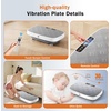 Vibration Plate Exercise Machine for Lymphatic Drainage(Gray)