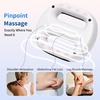 Vibration Plate with Extended Battery, Portable Cordless Massager for Weight Loss & Lymphatic Drainage, Full Body Fascia Ring with Belt – Gift for Women(White)