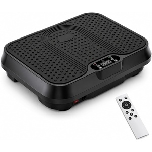 Vibration Plate Exercise Machine for Lymphatic Drainage(Dark Black)
