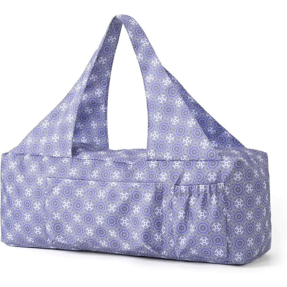 image:imageBOULDER BEE Yoga Mat Bag with Wet Pocket Large Yoga Mat Carrier Fits All Your Stuff Personalized Yoga Gifts Gym Tote Bag for WomenPurple