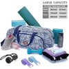 AROME Yoga Mat Bag for Women Men Large Canvas Yoga Bag Gym Tote(Wave)