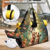Gym Bag with Shoe Compartment for Women Men Large Capacity Yoga Mat Bag Fashion Workout Travel Yoga Mat Holder(Cute Giraffe)