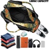 Gym Bag with Shoe Compartment for Women Men Large Capacity Yoga Mat Bag Fashion Workout Travel Yoga Mat Holder(Cute Giraffe)