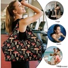 Gym Bag with Shoe Compartment for Women Men Large Capacity Yoga Mat Bag Fashion Workout Travel Yoga Mat Holder(Mushroom)