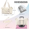 MAXTOP Women’s Yoga Bag with Shoe Pouch,Travel Bag for Gym Workout Daily(Beige)