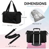MAXTOP Women’s Yoga Bag with Shoe Pouch,Travel Bag for Gym Workout Daily(Black)