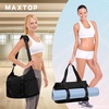 MAXTOP Women’s Yoga Bag with Shoe Pouch,Travel Bag for Gym Workout Daily(Black)