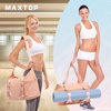 MAXTOP Women’s Yoga Bag with Shoe Pouch,Travel Bag for Gym Workout Daily(Orange)
