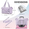 MAXTOP Women’s Yoga Bag with Shoe Pouch,Travel Bag for Gym Workout Daily(Purple)