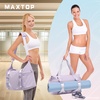 MAXTOP Women’s Yoga Bag with Shoe Pouch,Travel Bag for Gym Workout Daily(Purple)