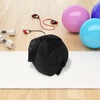Outanaya Yoga Wheel Carrying Bag with Adjustable Shoulder Strap, Black Yoga Roller Storage Pouch for Travel and Gym, Lightweight Pilates Mat and Accessories Organizer