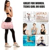 Yoga Mat Bag Gym Fitness Handbags For Women Men Training Sports Duffle for Yoga Mat(Pink)