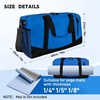 Yoga Mat Bag, Gym Workout Bag with Water Bottle Pocket, Pilates Bag for Women with Wet & Dry Pocket, Yoga Bags and Carriers Fits All Your Stuff, Yoga Tote Bag for Sports Travel Office(Blue)