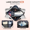 Yoga Mat Bag, Gym Workout Bag with Water Bottle Pocket, Pilates Bag for Women with Wet & Dry Pocket, Yoga Bags and Carriers Fits All Your Stuff, Yoga Tote Bag for Sports Travel Office(Grey)