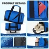 Yoga Mat Bag, Gym Workout Bag with Water Bottle Pocket, Pilates Bag for Women with Wet & Dry Pocket, Yoga Bags and Carriers Fits All Your Stuff, Yoga Tote Bag for Sports Travel Office(Blue)