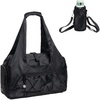 Yoga Mat Bag Gym Fitness Handbags For Women Men Training Sports Duffle for Yoga Mat(Black)