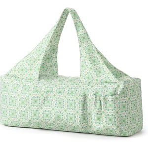 BOULDER BEE Yoga Mat Bag with Wet Pocket, Large Yoga Mat Carrier Fits All Your Stuff, Personalized Yoga Gifts, Gym Tote Bag for Women(Green)