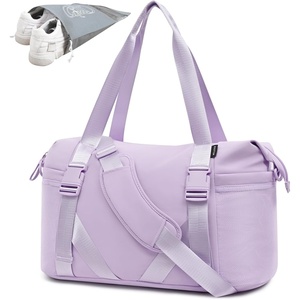 MAXTOP Women’s Yoga Bag with Shoe Pouch,Travel Bag for Gym Workout Daily(Purple)