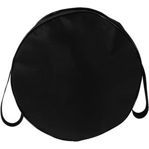 Outanaya Yoga Wheel Carrying Bag with Adjustable Shoulder Strap, Black Yoga Roller Storage Pouch for Travel and Gym, Lightweight Pilates Mat and Accessories Organizer