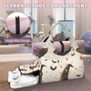 Bats Witch Hats Yoga Gym Bag for Women Men with Shoe Compartment Yoga Mat Bag Large Duffel Bag Sport Tote for Travel Pilates Workout Beach Office