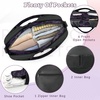 Boho Flowers Yoga Gym Bag for Women Men with Shoe Compartment Yoga Mat Bag Large Duffel Bag Sport Tote for Travel Pilates Workout Beach Office
