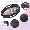Hand Painted Sharks Yoga Gym Bag for Women Men with Shoe Compartment Yoga Mat Bag Large Duffel Bag Sport Tote for Travel Pilates Workout Beach Office