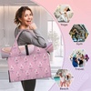 Pink Flamingos Women’s yoga bag with shoe compartment,adjustable and detachable shoulder strap,multifunctional yoga mat bag,suitable for travel,Pilates, office,beach,gym and exercise