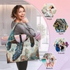 Vintage Sea Turtle Shells Yoga Gym Bag for Women Men with Shoe Compartment Yoga Mat Bag Large Duffel Bag Sport Tote for Travel Pilates Workout Beach Office