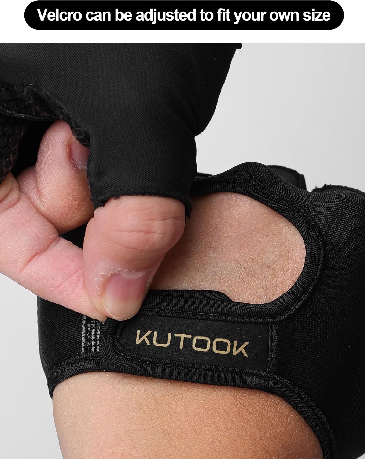 image:imageKUTOOK Weight Lifting Gloves for Women Gym Workout Gloves with Palm Protection amp Extra Grip Breathable Exercise Gloves for Men FitnessBlack02