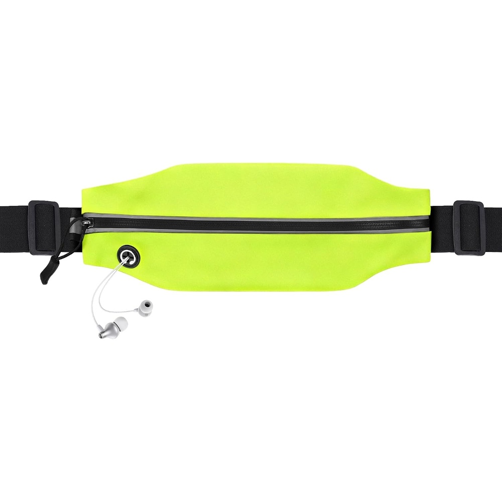 image:imageRunning Belt Fanny Pack Men and Women Slim Running Bag Money BeltKelly Green