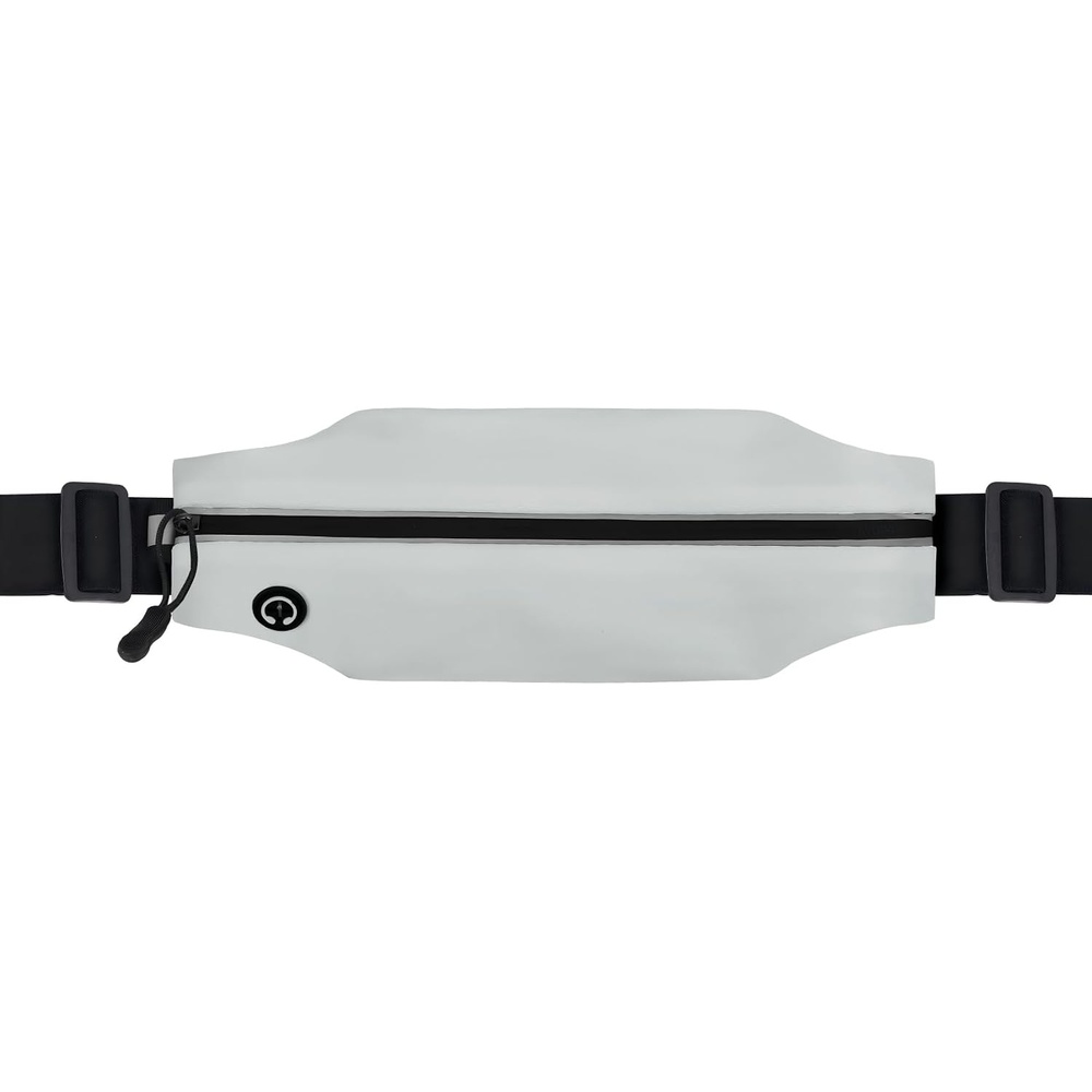 image:imageRunning Belt Fanny Pack Men and Women Slim Running Bag Money BeltLight Grayish