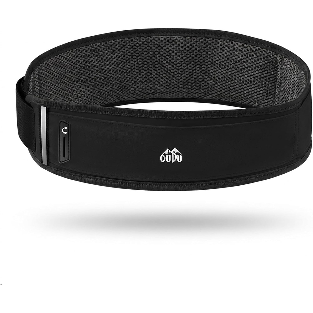 image:imageSimptech 360 UltraThin Running Belt Bag Honeycomb Breathable Fanny Pack for Men Women Lightweight 98g Fitness Waist Phone Holder Pouch for Hiking Cycling Travel Jogging Workout New BlackNew Black