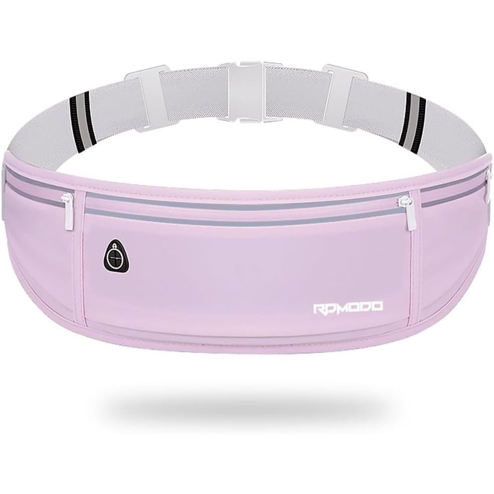 image:imageSlim Running Belt Water Resistant Fanny Pack for Women Men Black05Purple