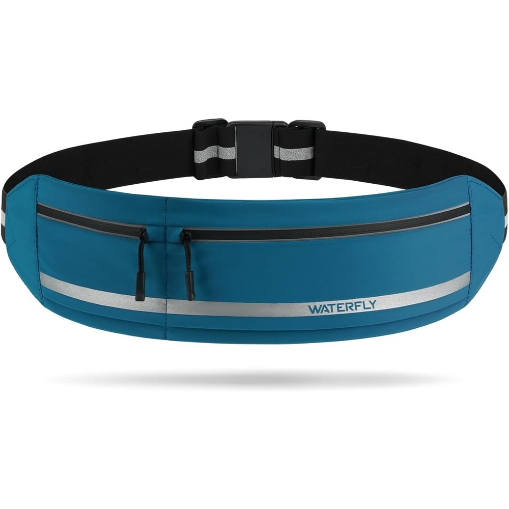 image:imageWATERFLY Running Belt Fanny Pack NoBounce Large Phone Holder for Men WomenBlue