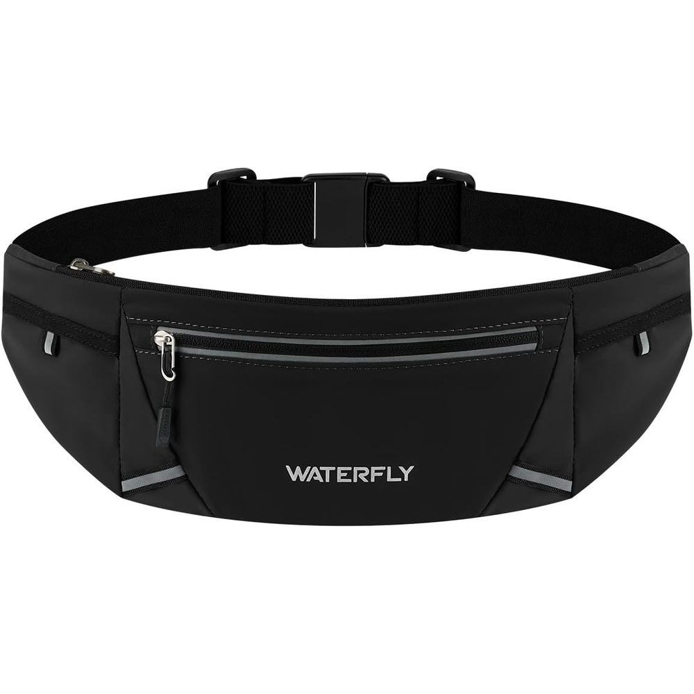 image:imageWATERFLY Running Belt Fanny Pack RFID AntiTheft for TravelBlack
