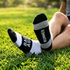 Gone For a Run Motivational Ankle Running Socks – Affirmation Runners Gifts(Bad Ass (Black))