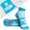 Gone For a Run Motivational Ankle Running Socks – Affirmation Runners Gifts(Be Strong)
