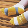 Gone For a Run Motivational Ankle Running Socks – Affirmation Runners Gifts(Choose Joy (Yellow))