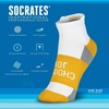 Gone For a Run Motivational Ankle Running Socks – Affirmation Runners Gifts(Choose Joy (Yellow))