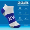 Gone For a Run Motivational Ankle Running Socks – Affirmation Runners Gifts(I Can (Royal))