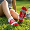 Gone For a Run Motivational Ankle Running Socks – Affirmation Runners Gifts(Love You (Red))