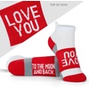 Gone For a Run Motivational Ankle Running Socks – Affirmation Runners Gifts(Love You (Red))