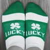 Gone For a Run Motivational Ankle Running Socks – Affirmation Runners Gifts(Lucky Socks (Green))