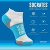 Gone For a Run Motivational Ankle Running Socks – Affirmation Runners Gifts(Mother Runner (Teal))