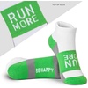 Gone For a Run Motivational Ankle Running Socks – Affirmation Runners Gifts(Run More (Lime))